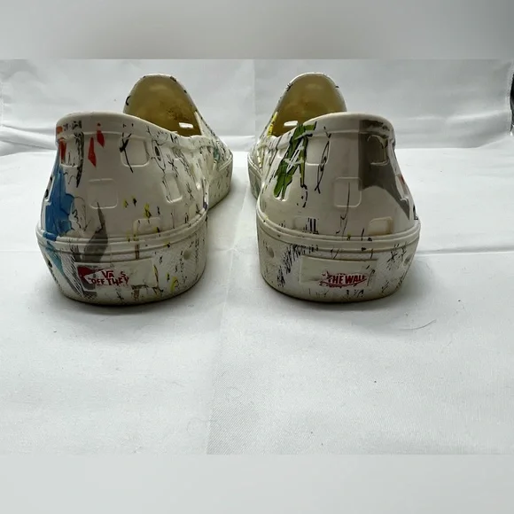 Daniel Johnston Vans Slip On Trek Slides ( Austin TX release only) (MB2) RARE